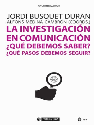cover image of La investigación en comunicación